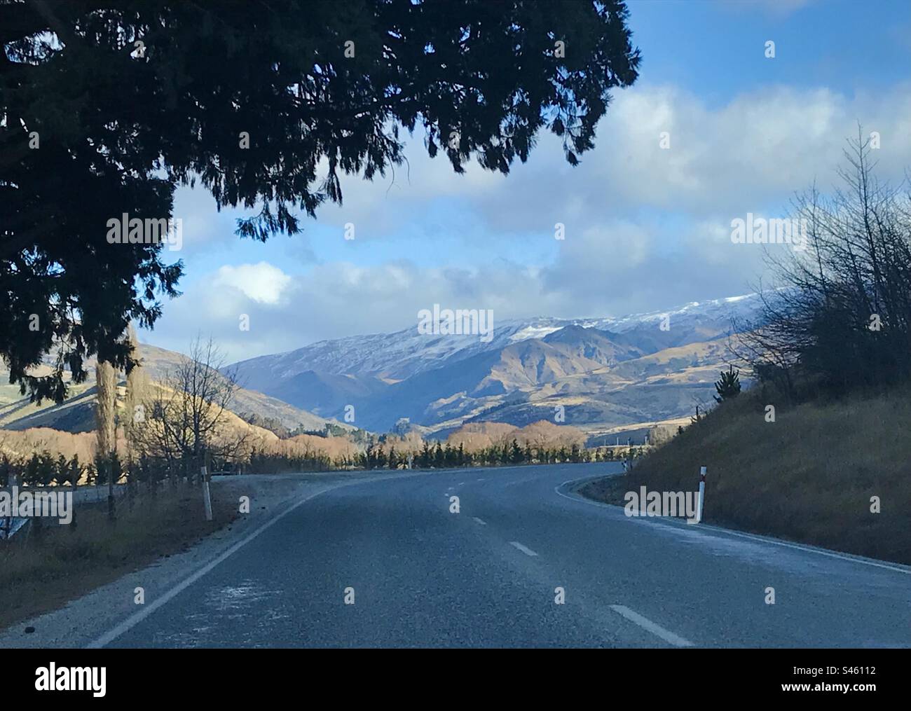 New Zealand / Aotearoa - Southern Roads Stock Photo