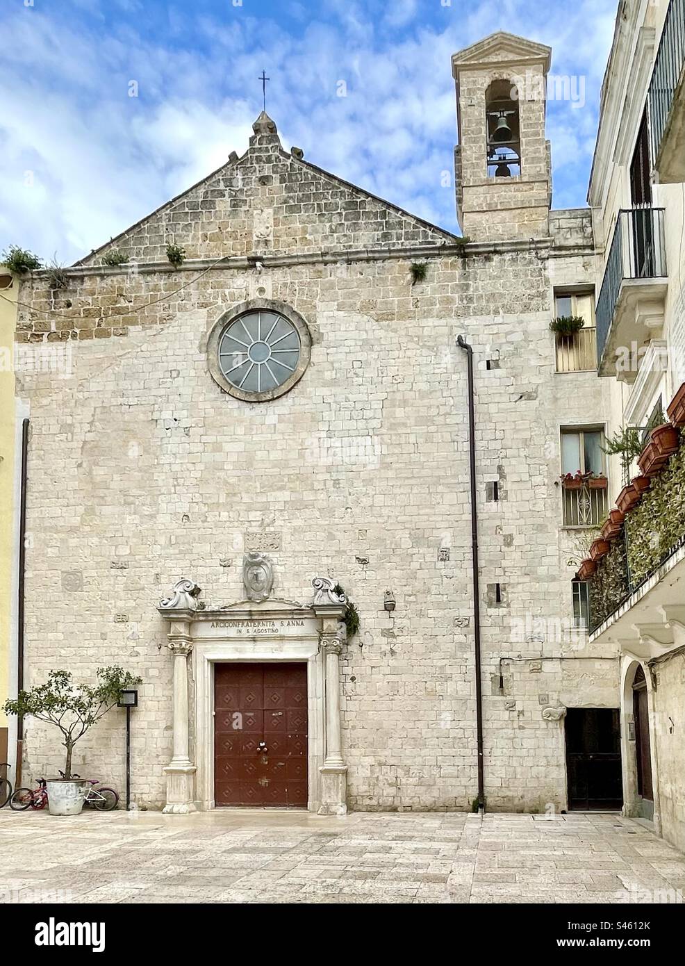 Church of St Anne a Catholic Church in Bari Vecchia Puglia Italy Stock Photo