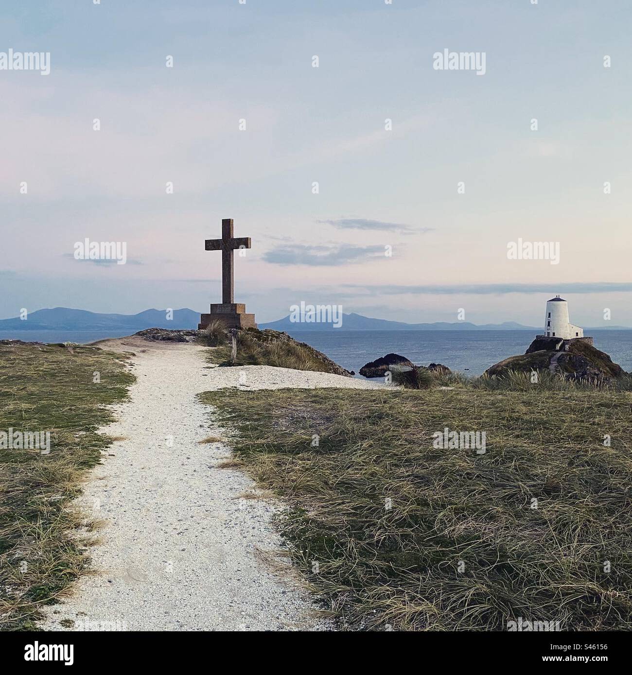Llandwyn Beach, North Wales - Smartphone Captured Stock Image
