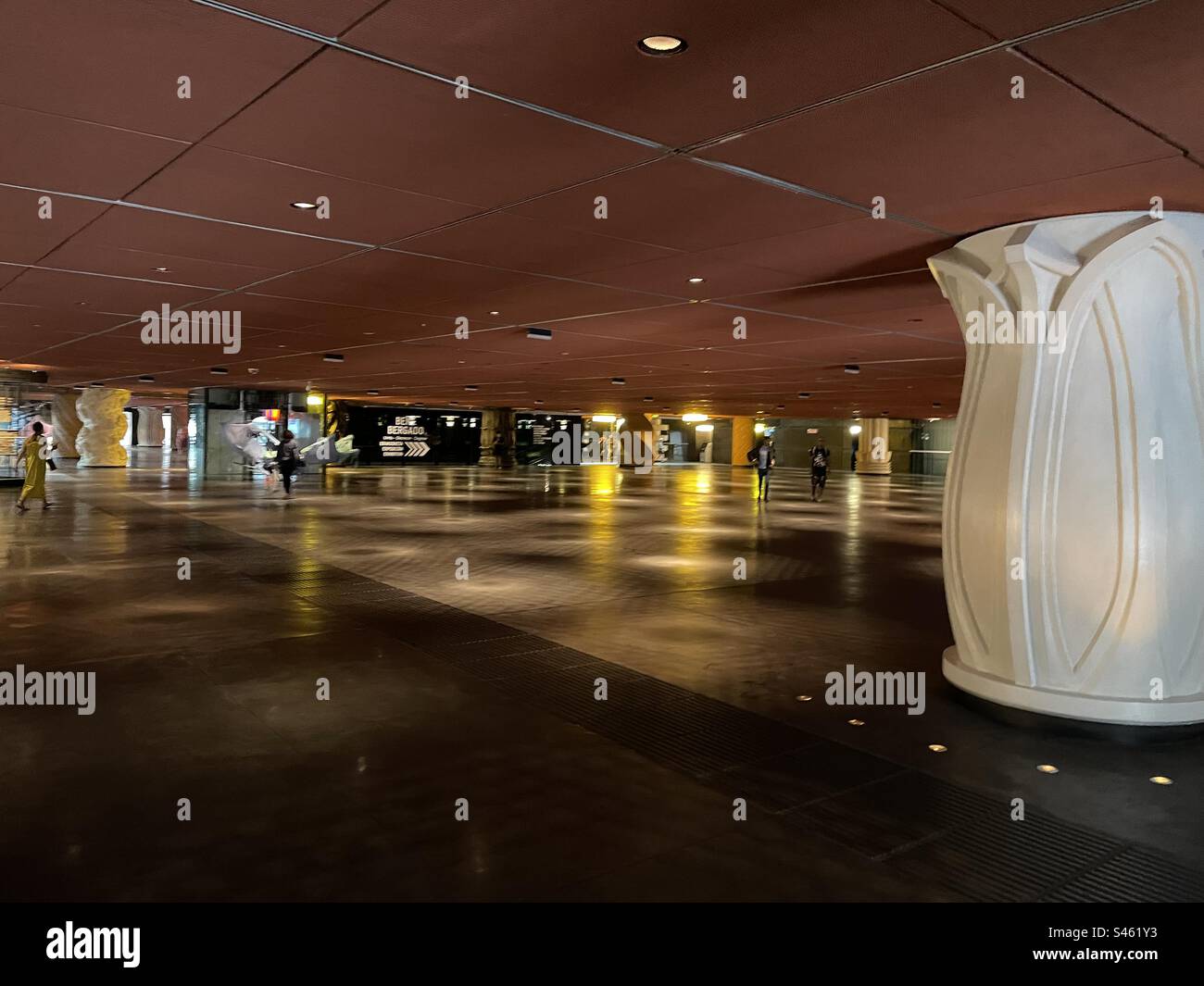 Azkuna Zentroa. Multi-purpose venue designed by French designer Philippe Starck. Bilbao, Spain. Stock Photo
