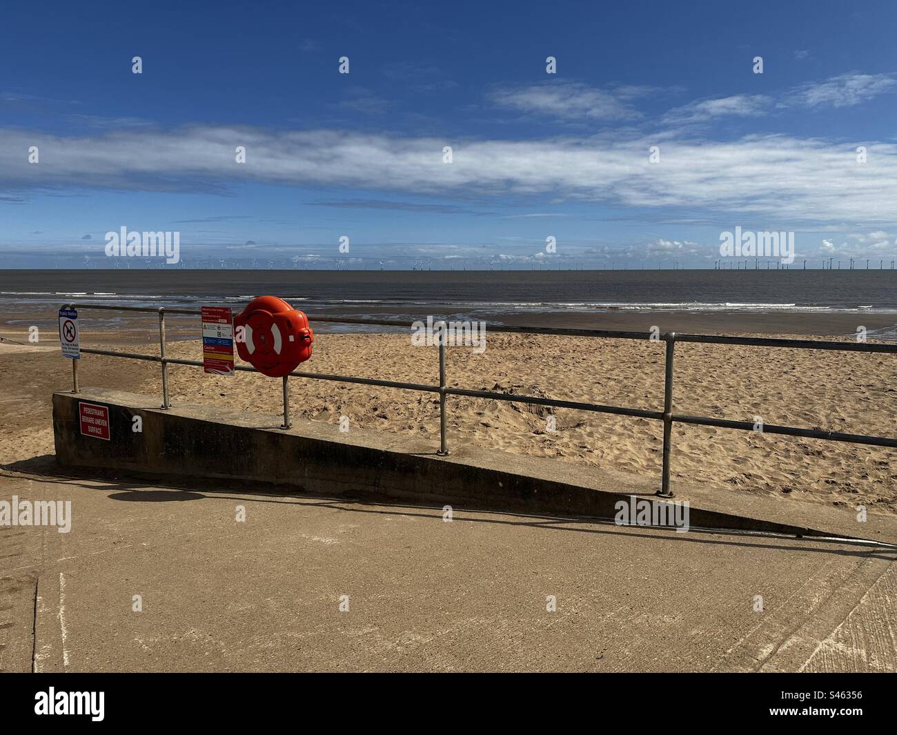 Skegness Beach in Lincolnshire UK Stock Photo Alamy