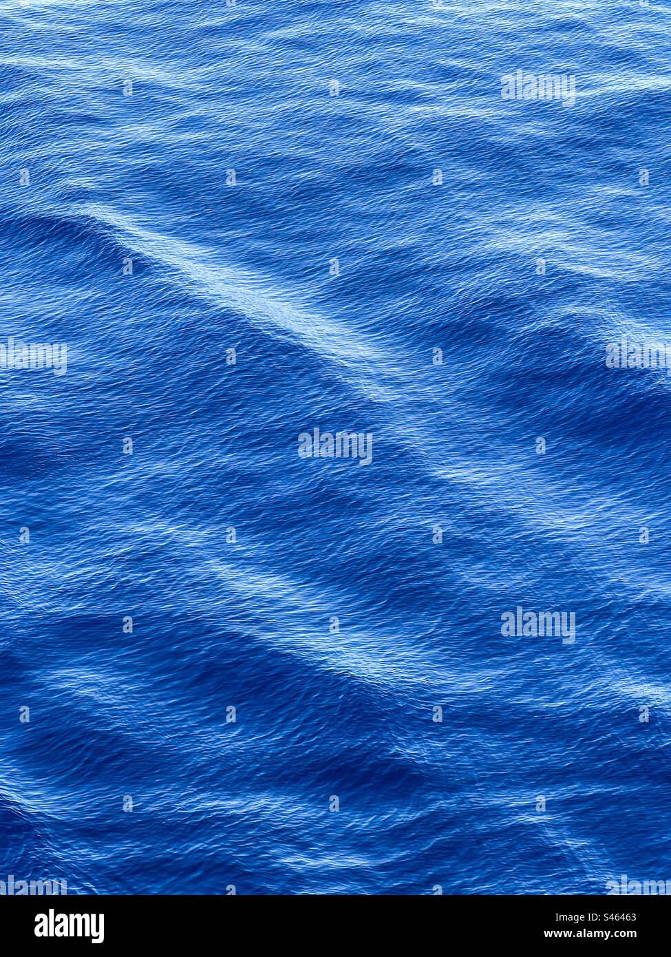 Calm ocean with patterns - Smartphone Captured Stock Image