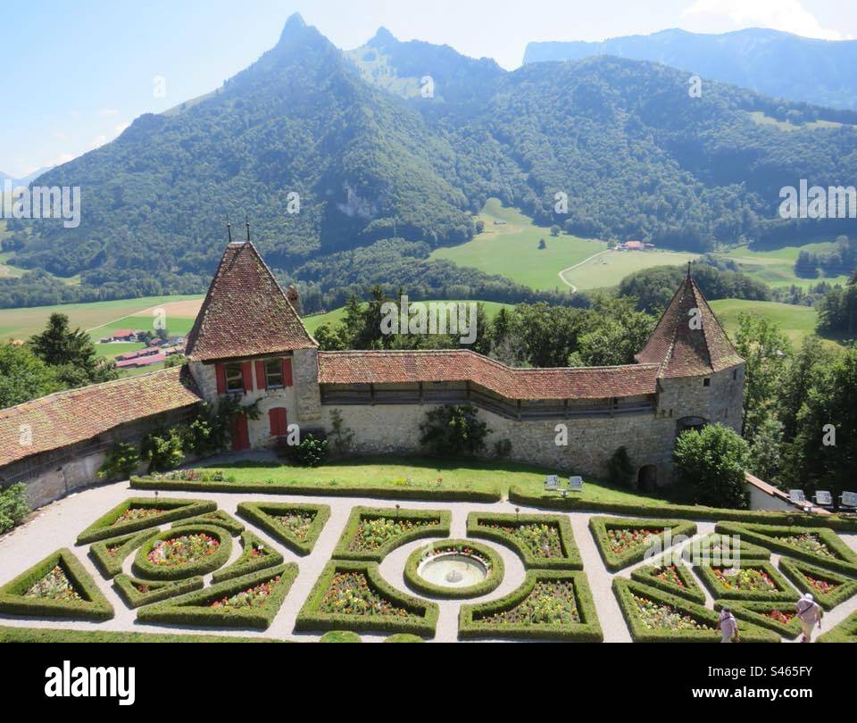 Castle Gruyere! Switzerland! - Smartphone Captured Stock Image