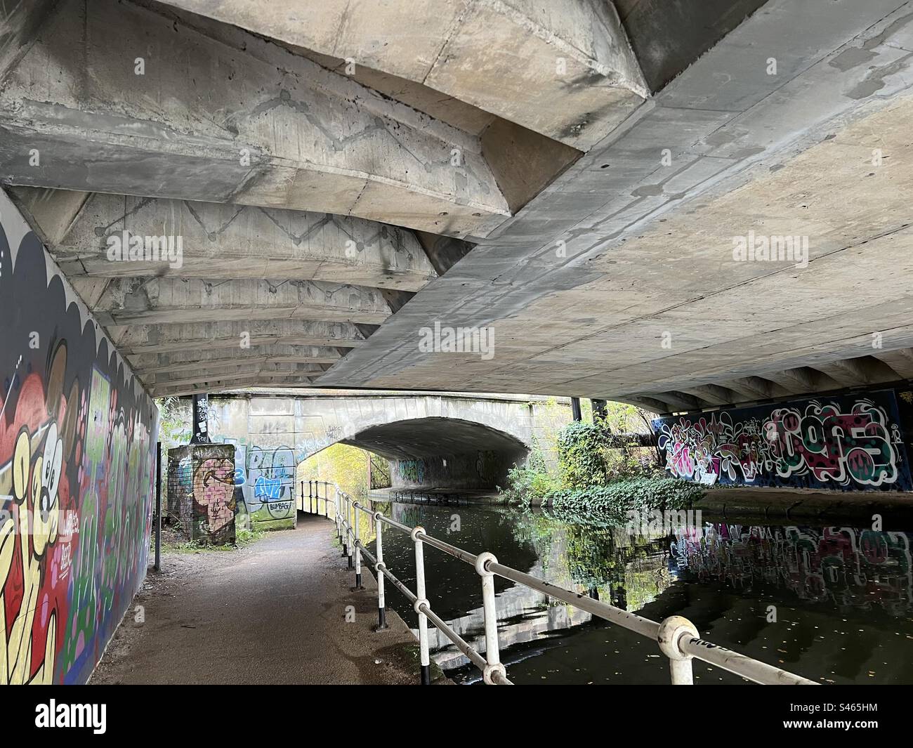 Manchester canal, Manchester - Smartphone Captured Stock Image