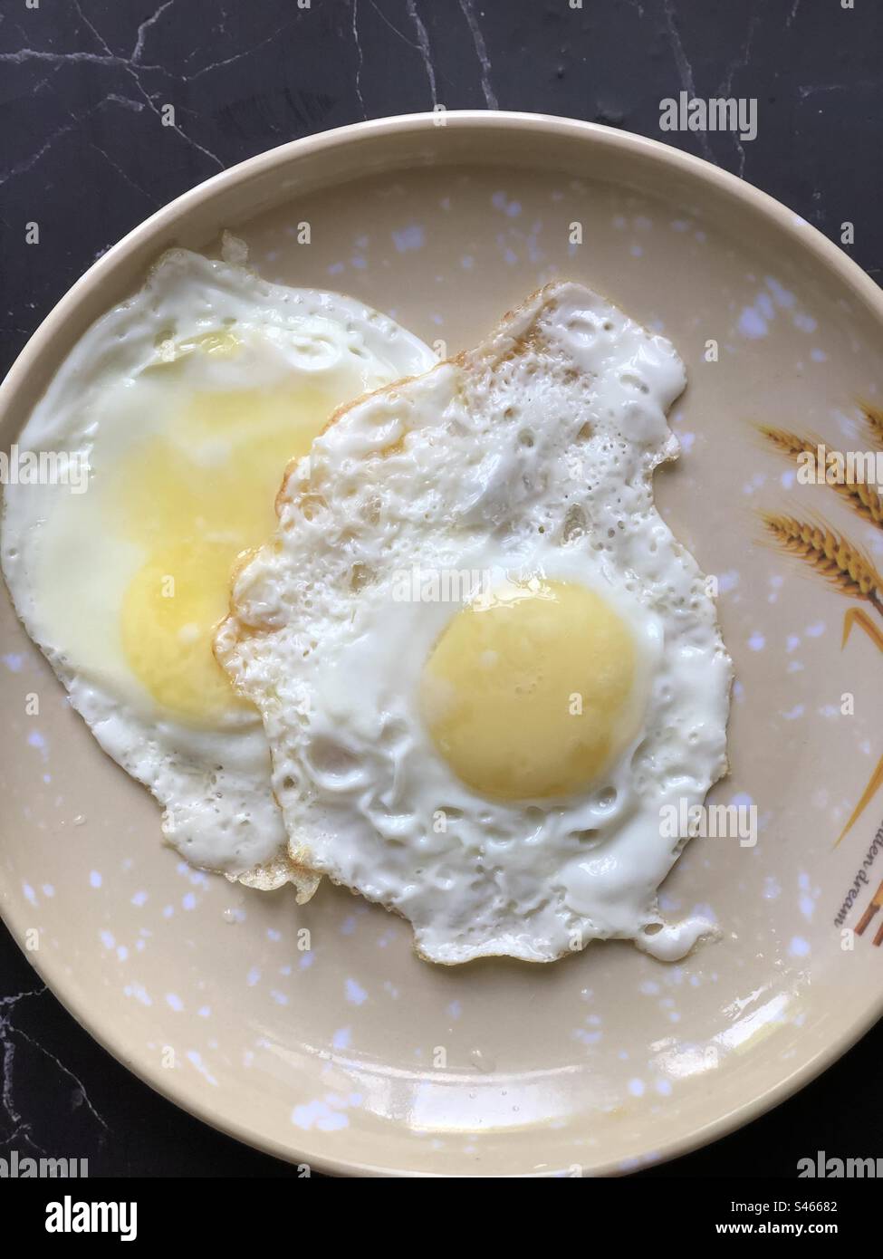 Sunny side up egg - Smartphone Captured Stock Image