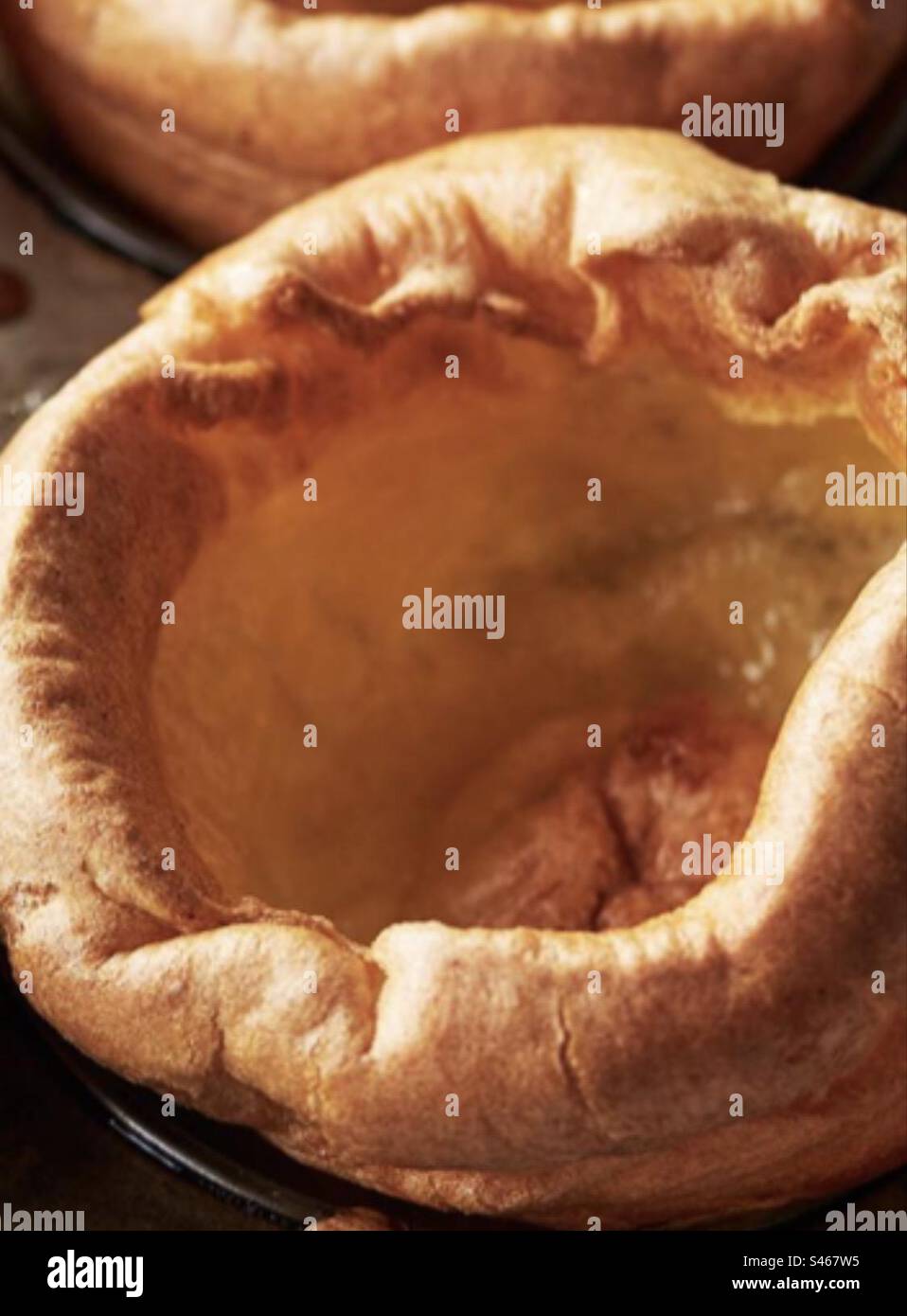 Yummy Yorkshire Pudding - Smartphone Captured Stock Image