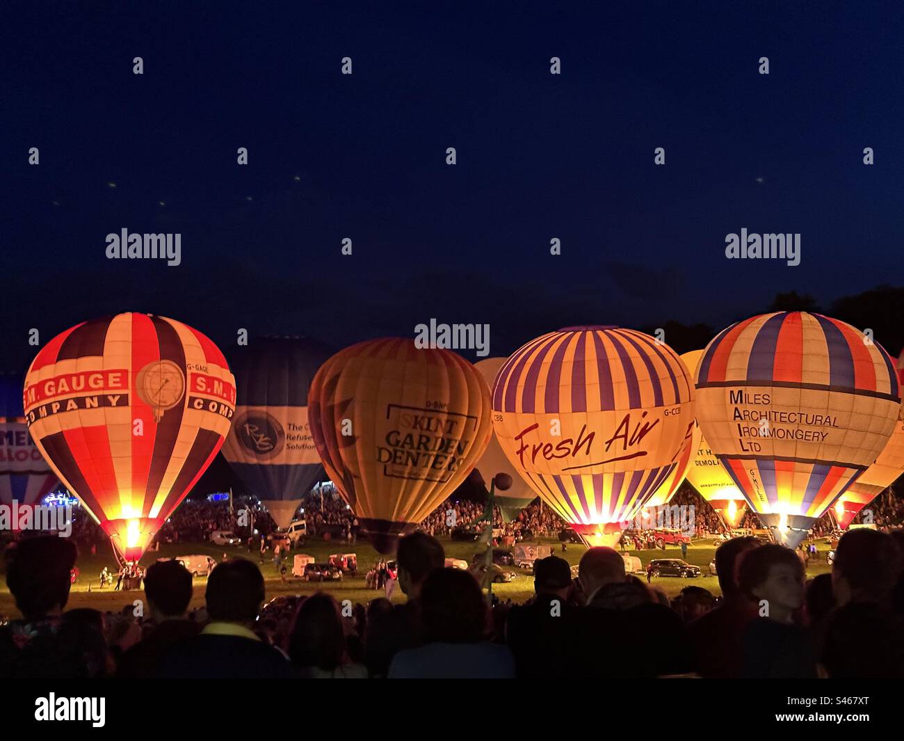 Bristol balloon festival 2023 1st day openings Stock Photo Alamy