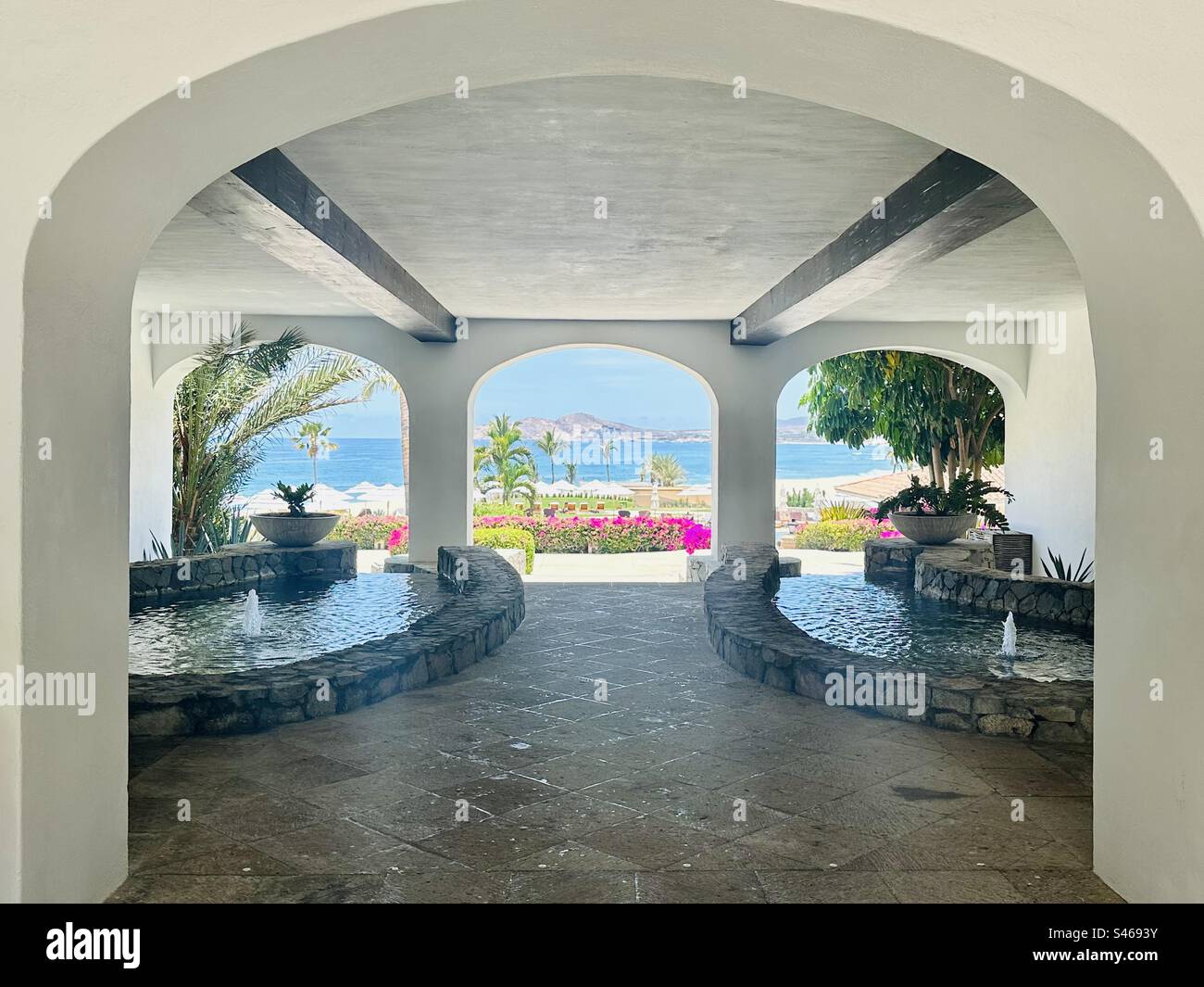 Ocean view in Cabo San Lucas, Mexico - Smartphone Captured Stock Image