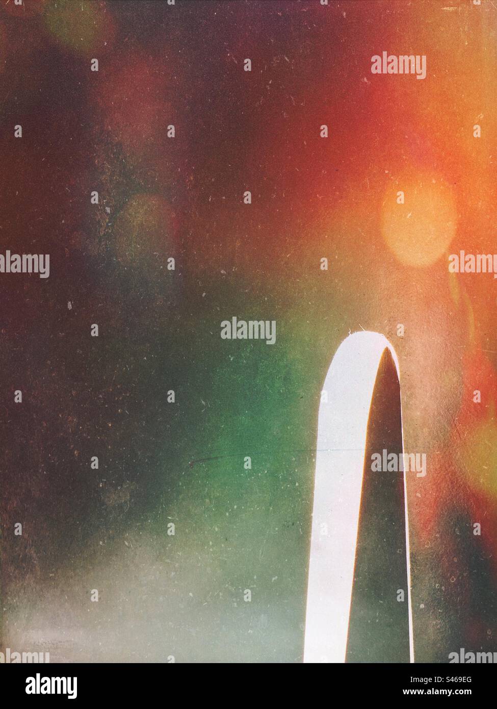 Abstract photo of a lamp - Smartphone Captured Stock Image