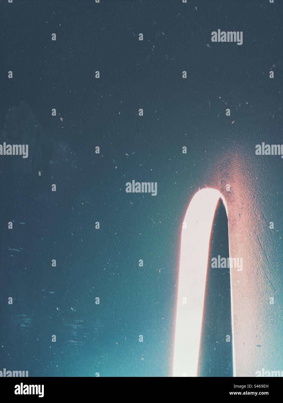 Abstract photo of a lamp - Smartphone Captured Stock Image