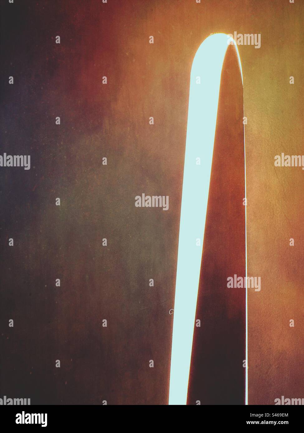 Abstract photo of a lamp - Smartphone Captured Stock Image