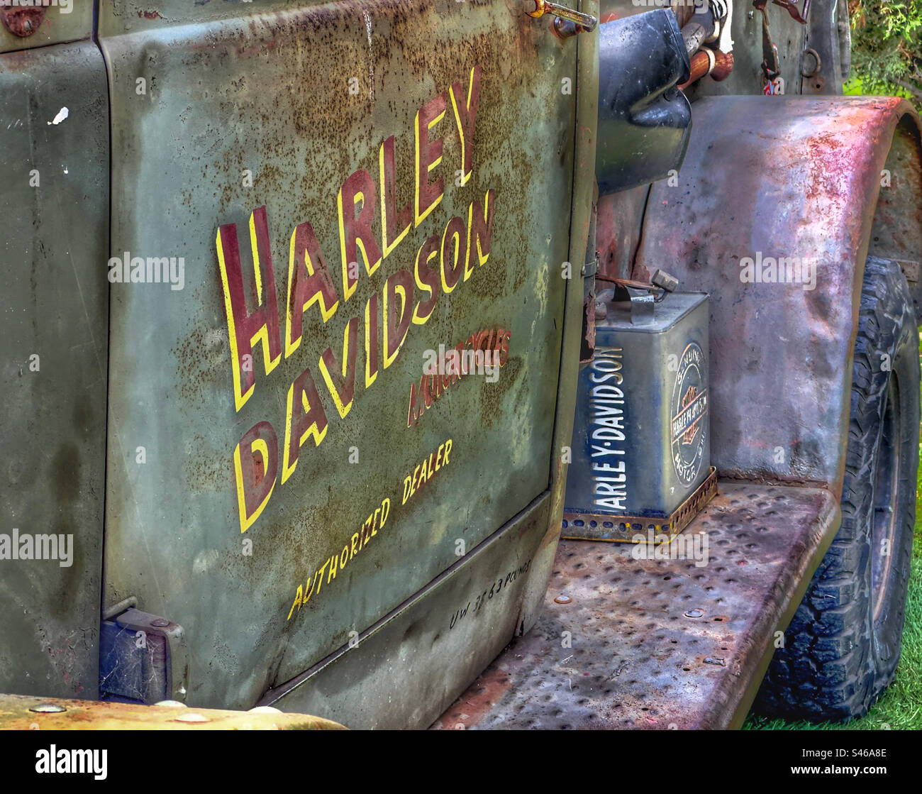 Vintage Vans - Smartphone Captured Stock Image