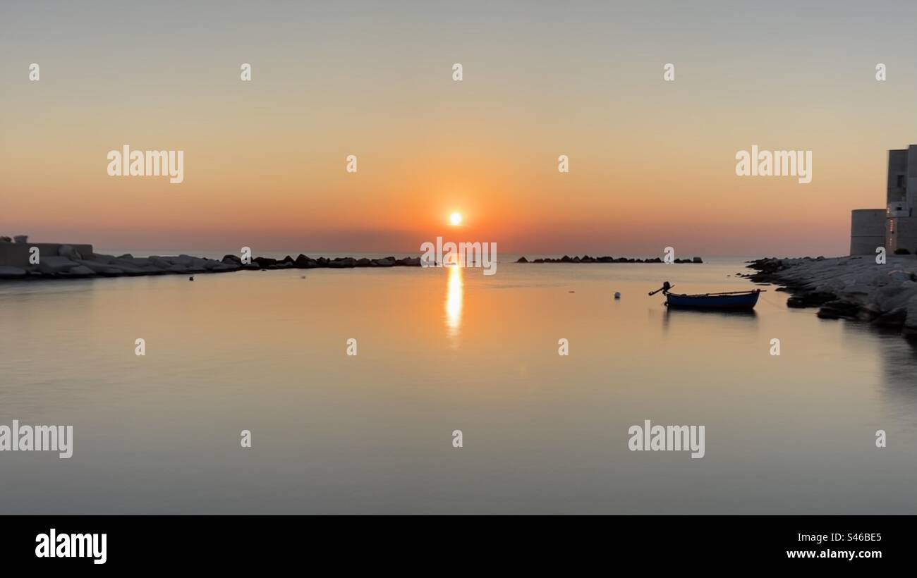 Alba a Molfetta Stock Photo