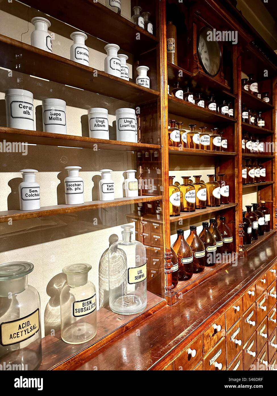 Old pharmacy interior - Smartphone Captured Stock Image