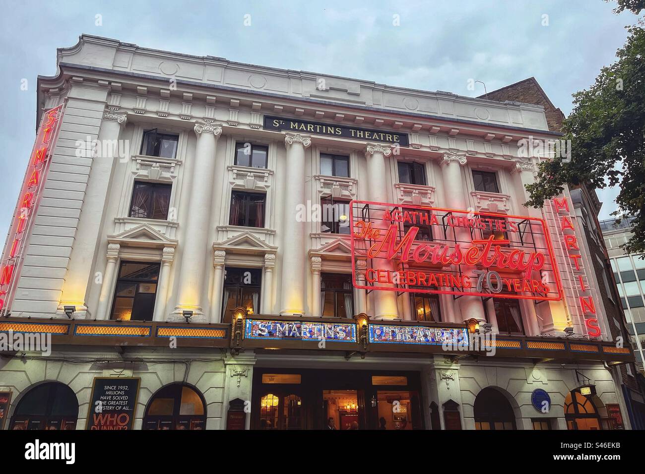 St Martin’s Theatre in West Street where Agatha Christie’s the ...