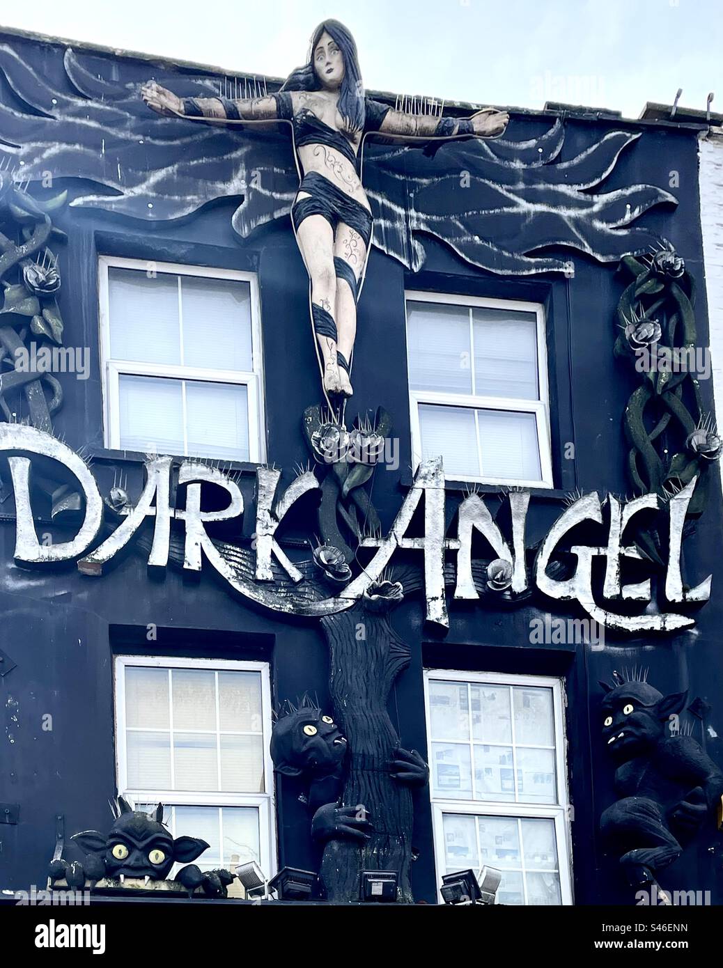 Dark Angel (Camden Matket, London) - Smartphone Captured Stock Image