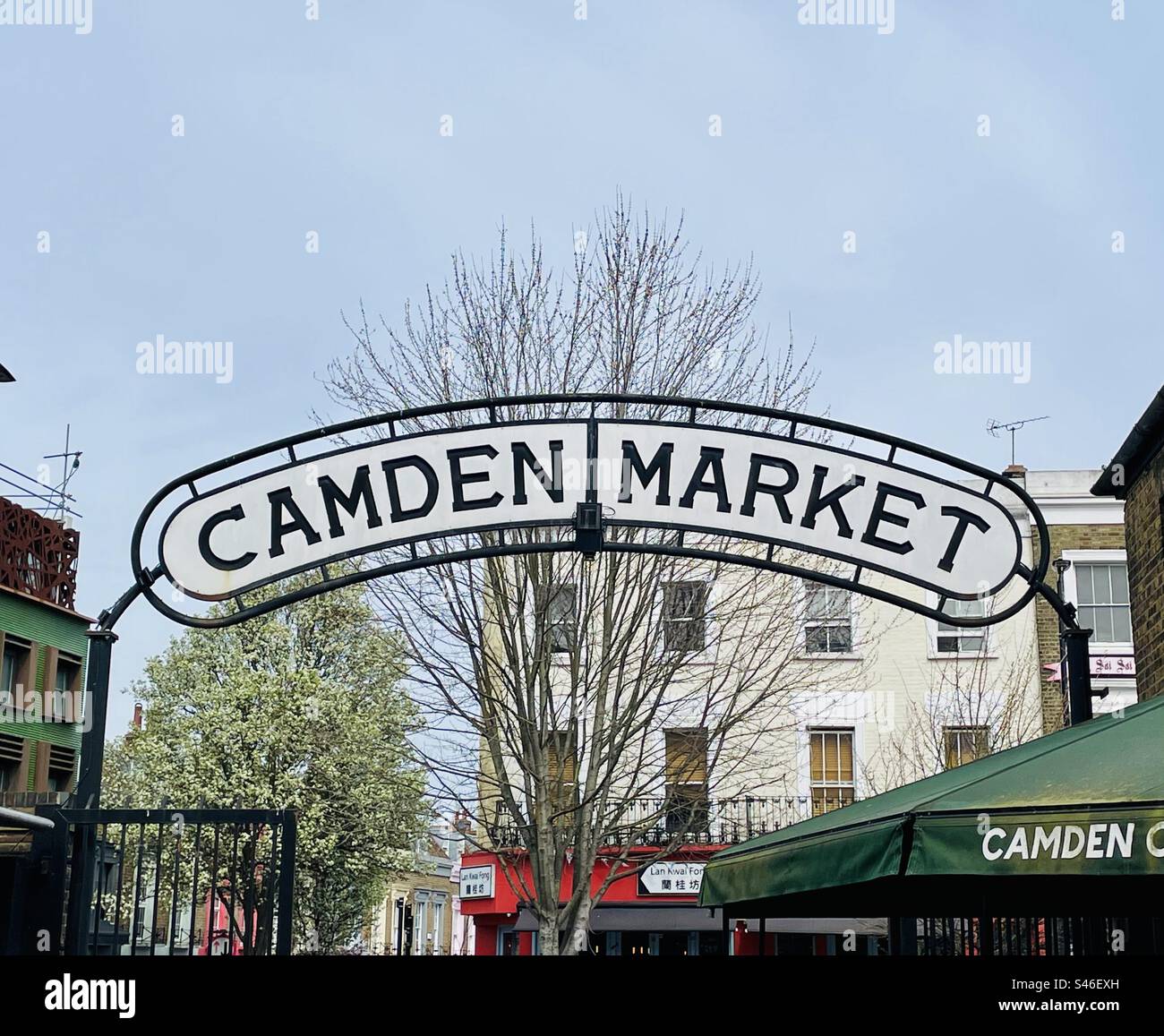 Camden Market (London) - Smartphone Captured Stock Image
