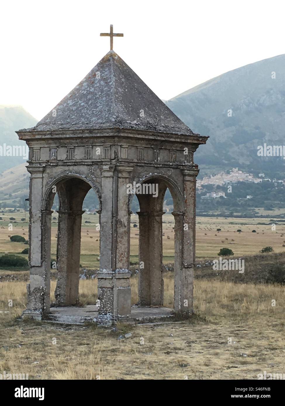 Ancient Abruzzo construction Stock Photo