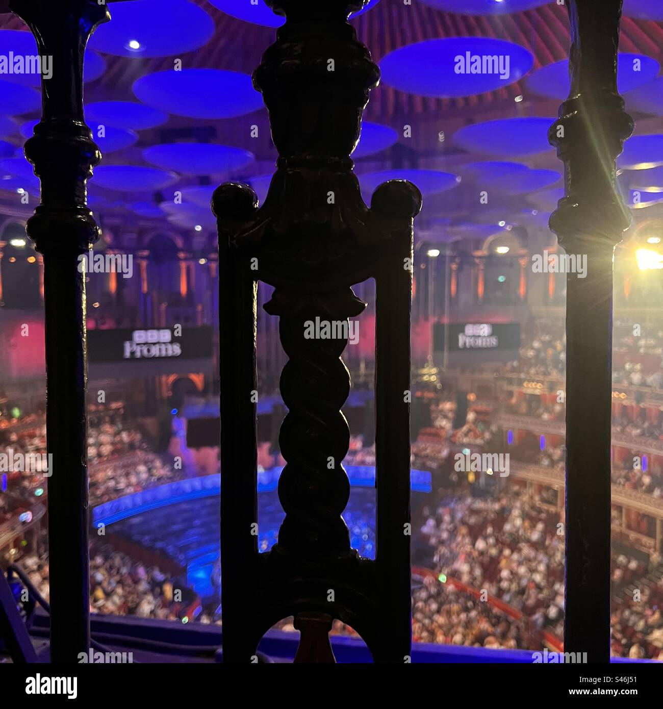 Royal Albert Hall Proms Gallery London Stock Photo Alamy