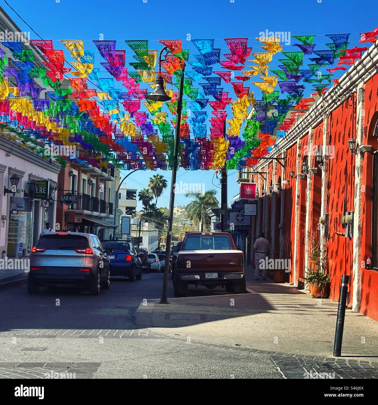 June, 2023, Downtown, San Jose del Cabo, Los Cabos, Baja California Sur, Mexico Stock Photo