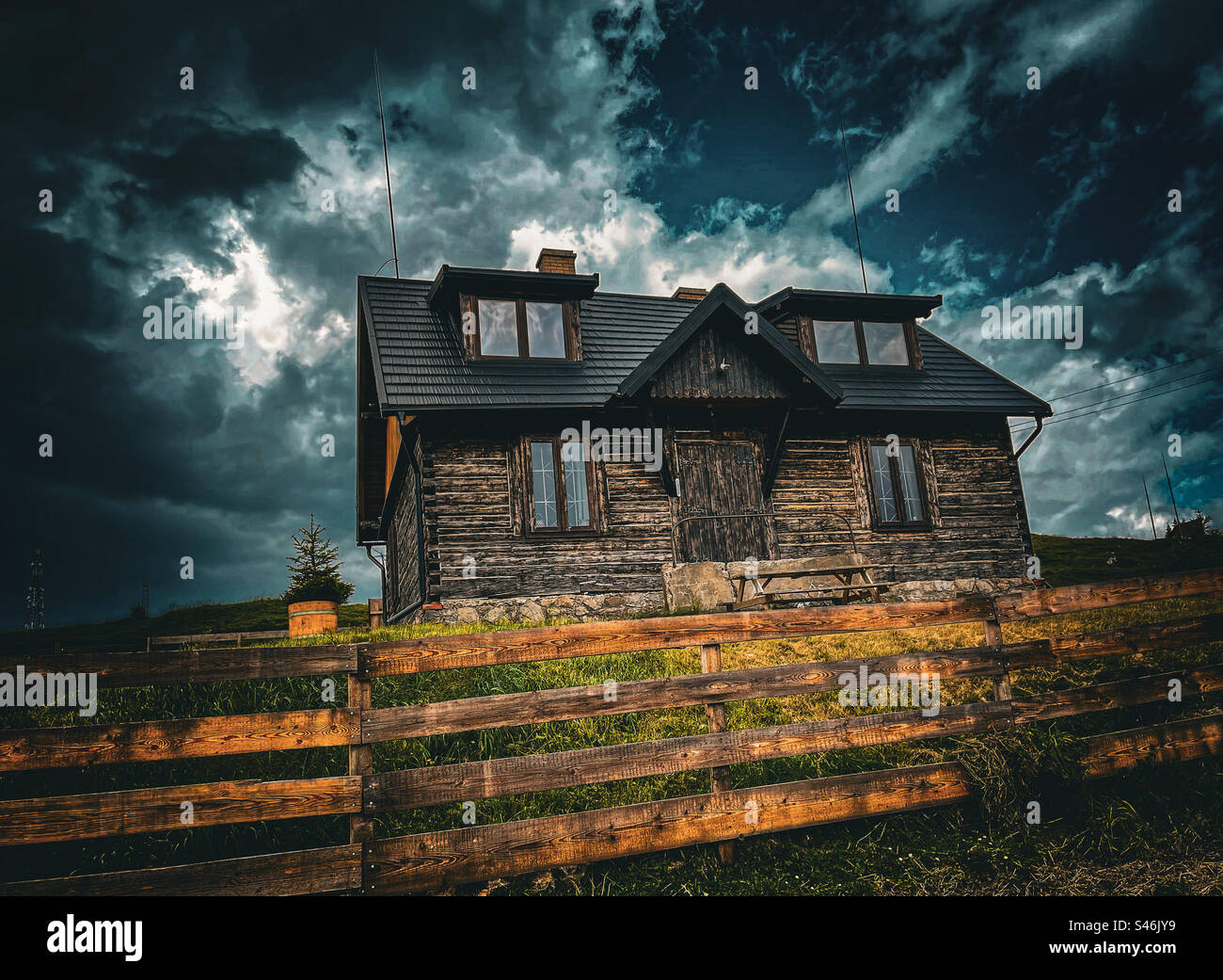 Very old farm house hires stock