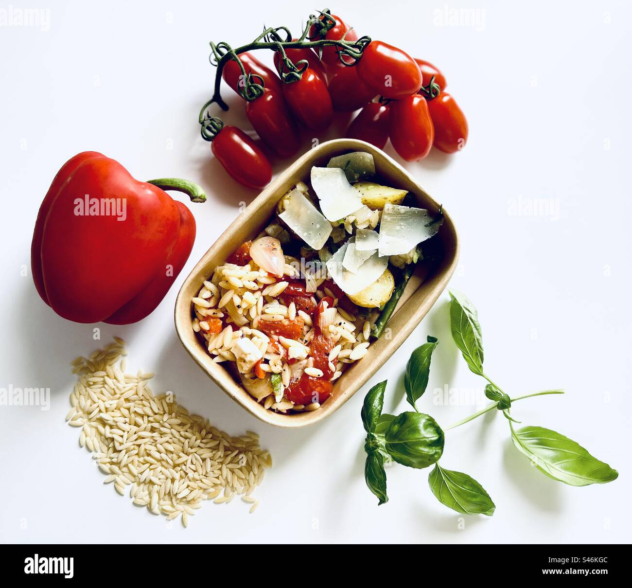 Healthy lunch recipe Stock Photo - Alamy