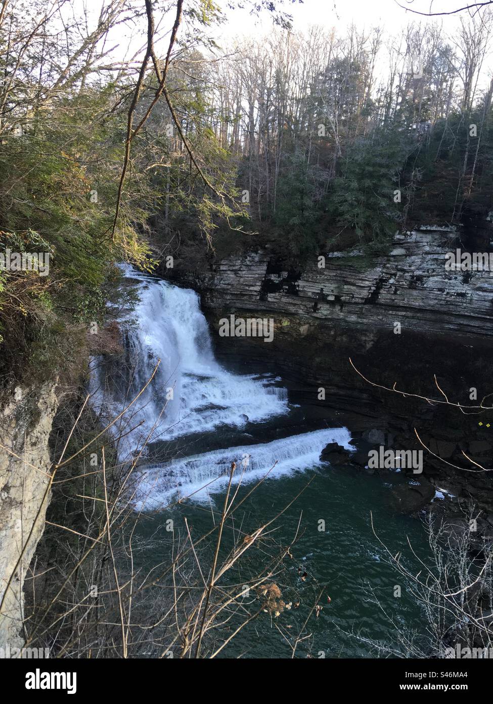 Cummins Falls State Park Cookeville Tennessee Stock Photo