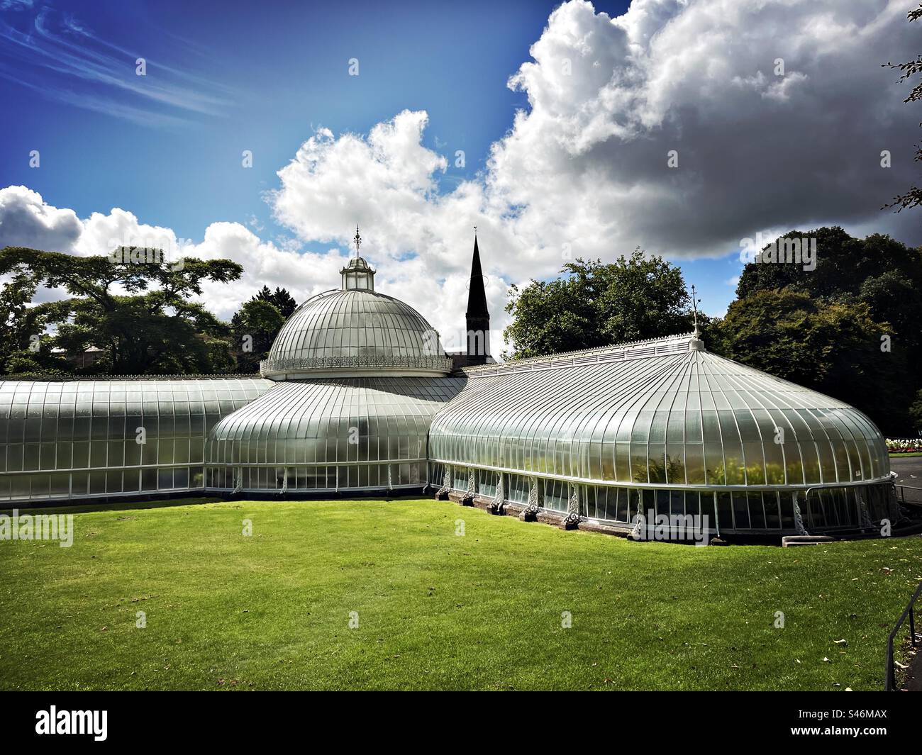 A glasshouse at Glasgow Botanic Gardens in the West End of Glasgow