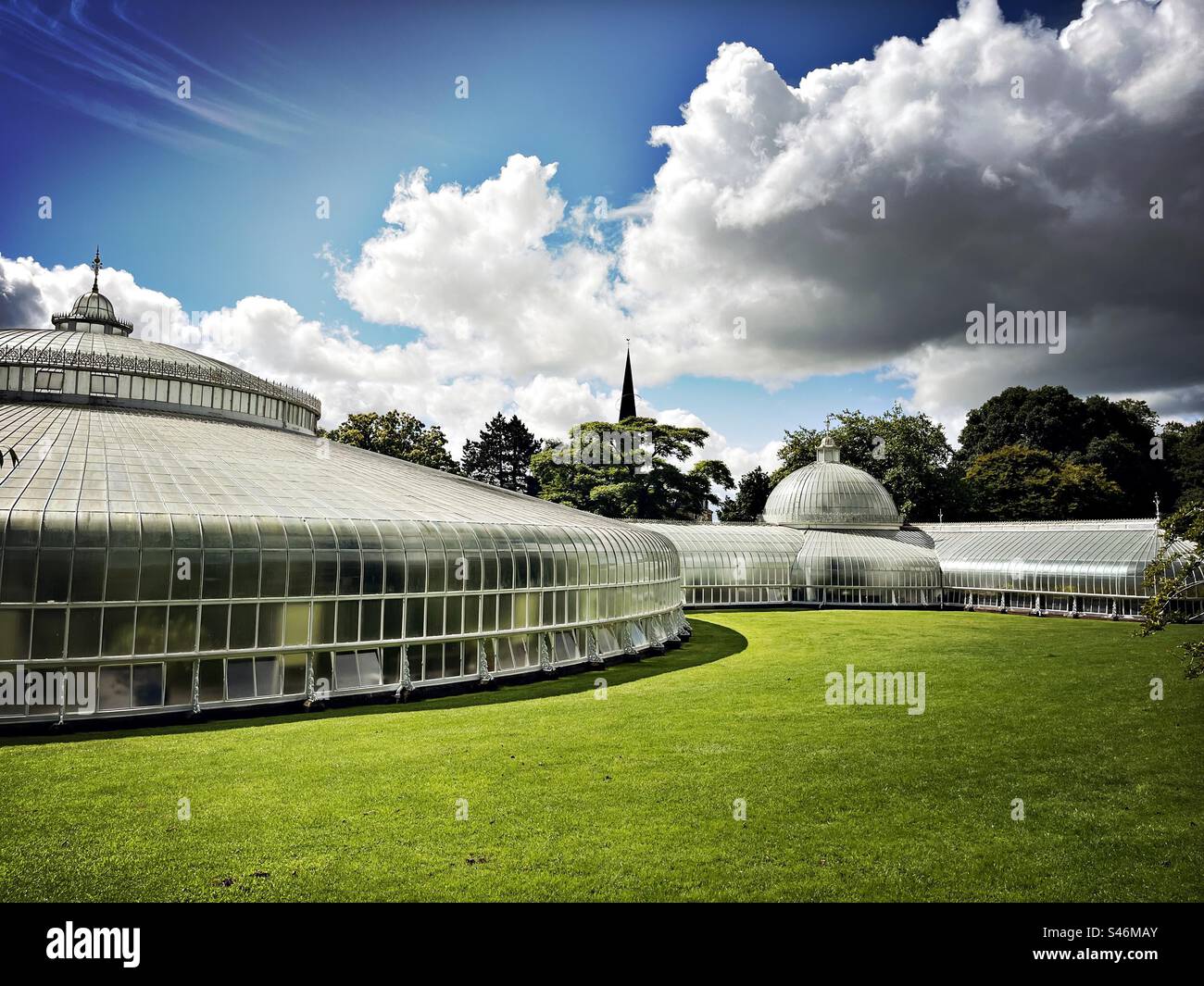 A glasshouse at Glasgow Botanic Gardens in the West End of Glasgow