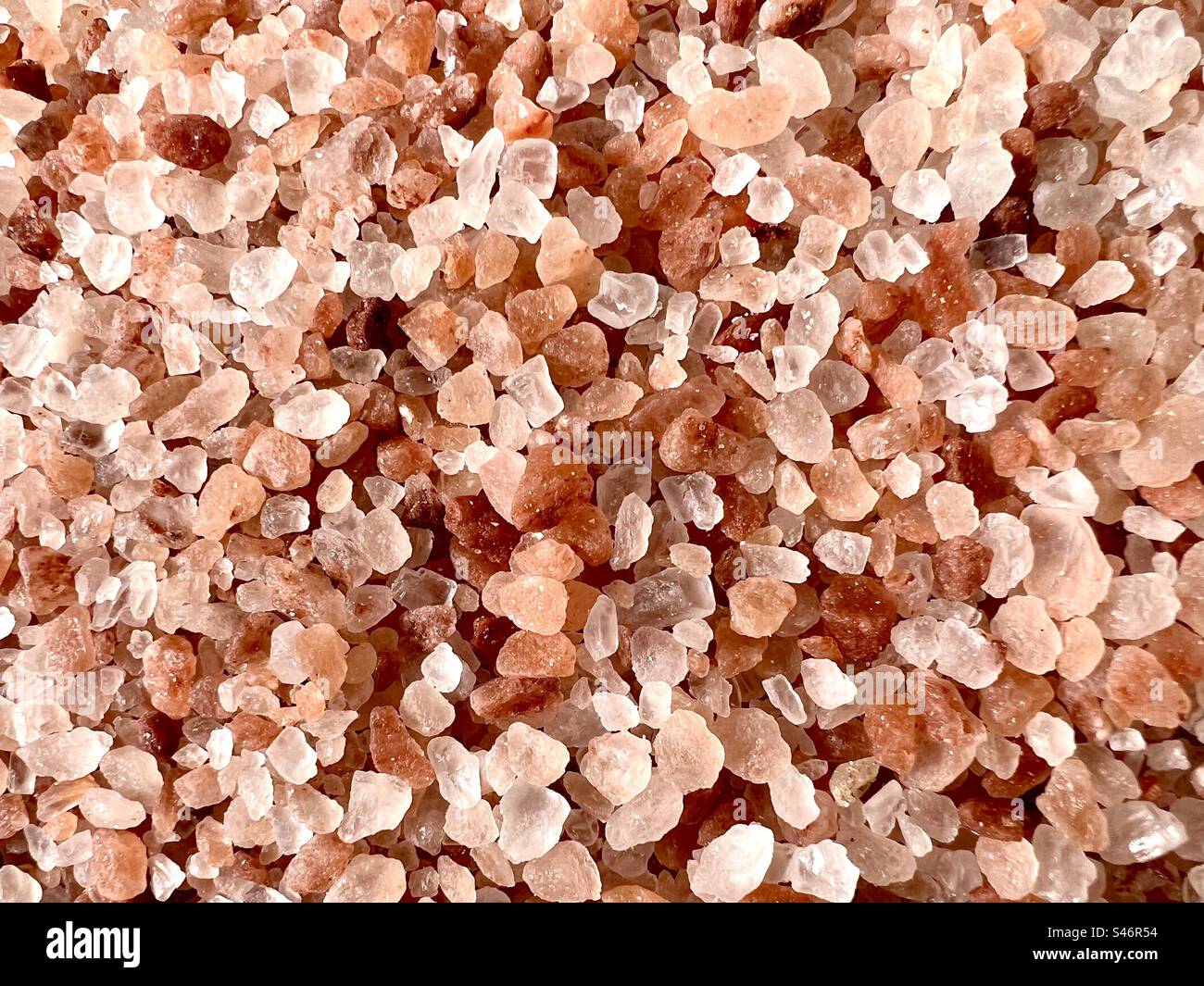 Pink Himalayan salt - Smartphone Captured Stock Image