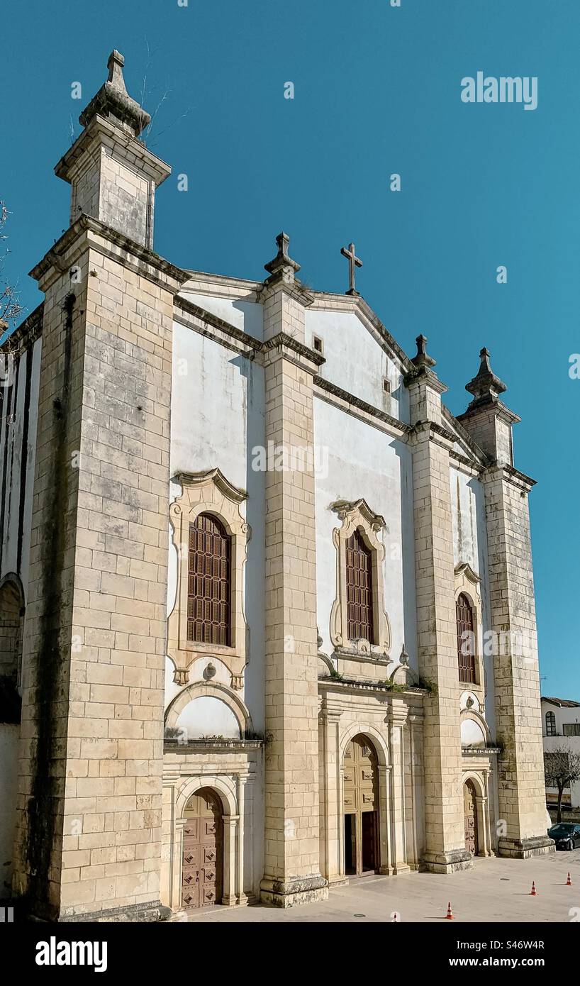 Sé de Leiria cathedral in Central Portugal - Smartphone Captured Stock Image
