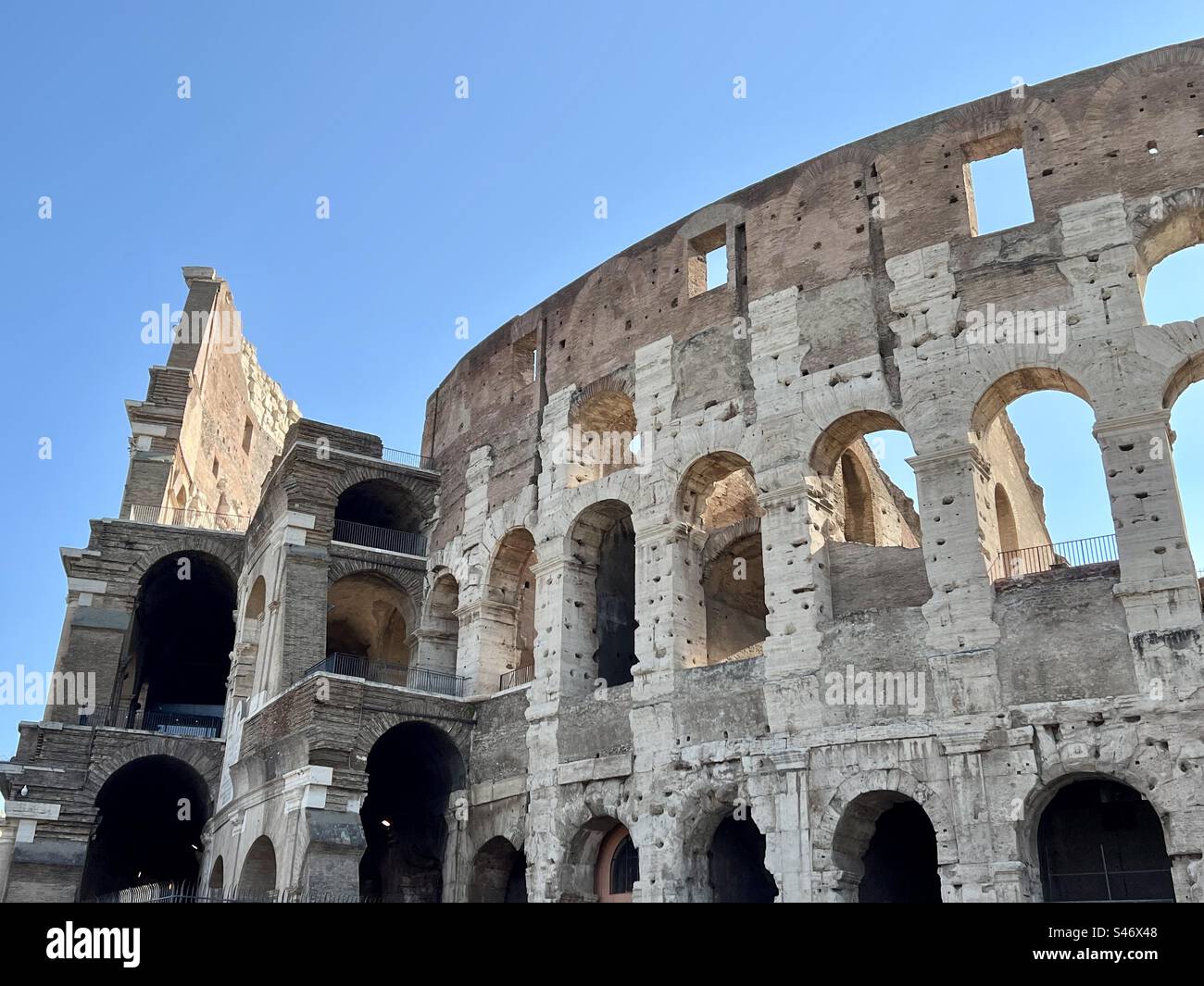 Colosseo of Rome - Smartphone Captured Stock Image