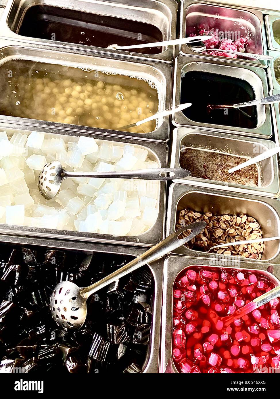 Vietnamese sweet soup topping - Smartphone Captured Stock Image