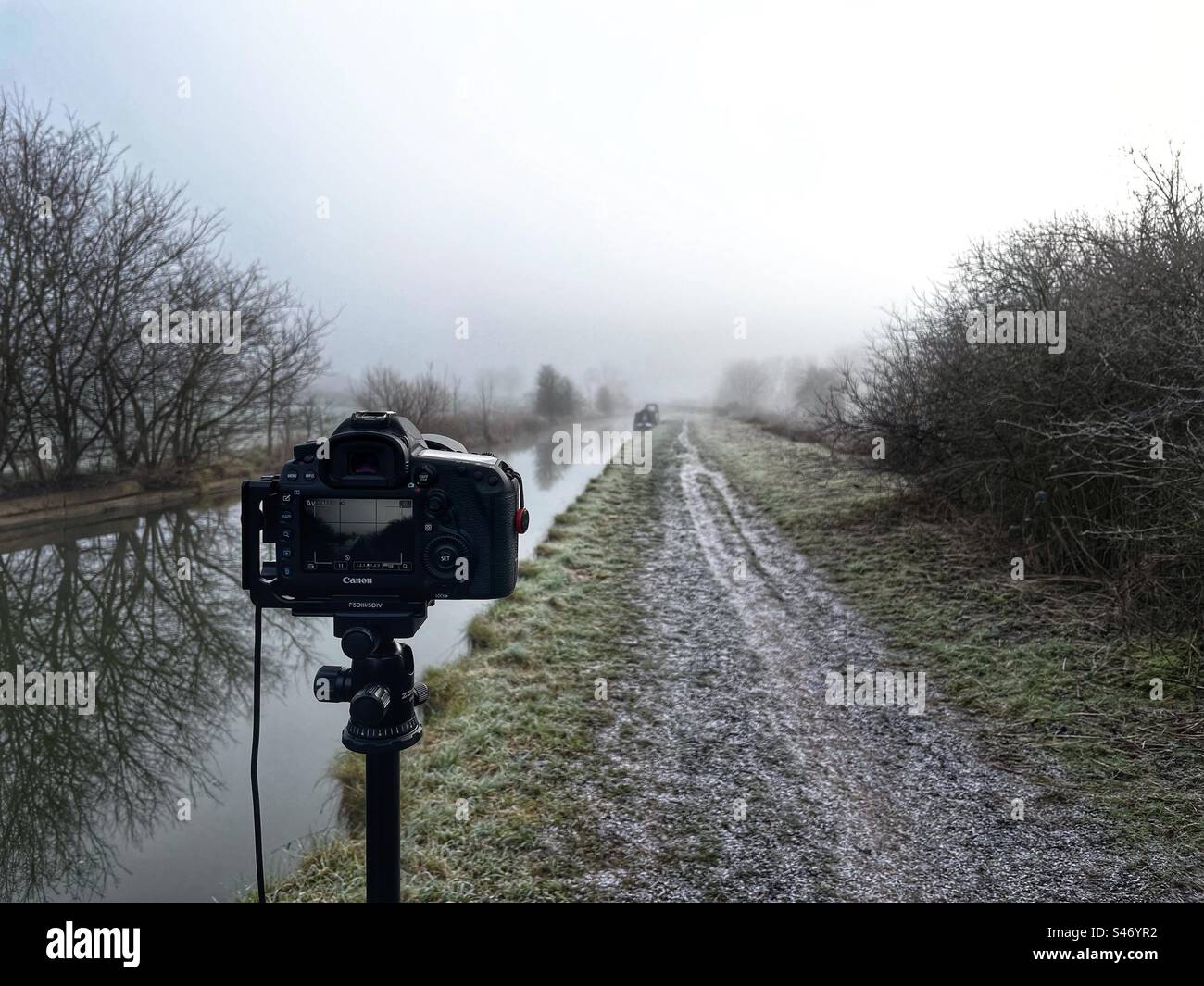 Camera taken landscape photograph in Cheshire uk - Smartphone Captured Stock Image