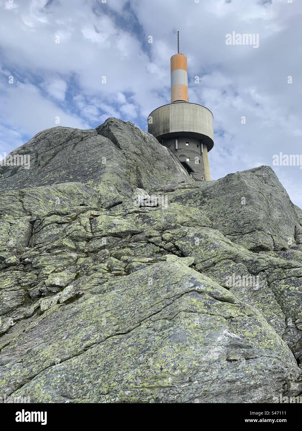 Top of Longahørni mountain voss Norway - Smartphone Captured Stock Image