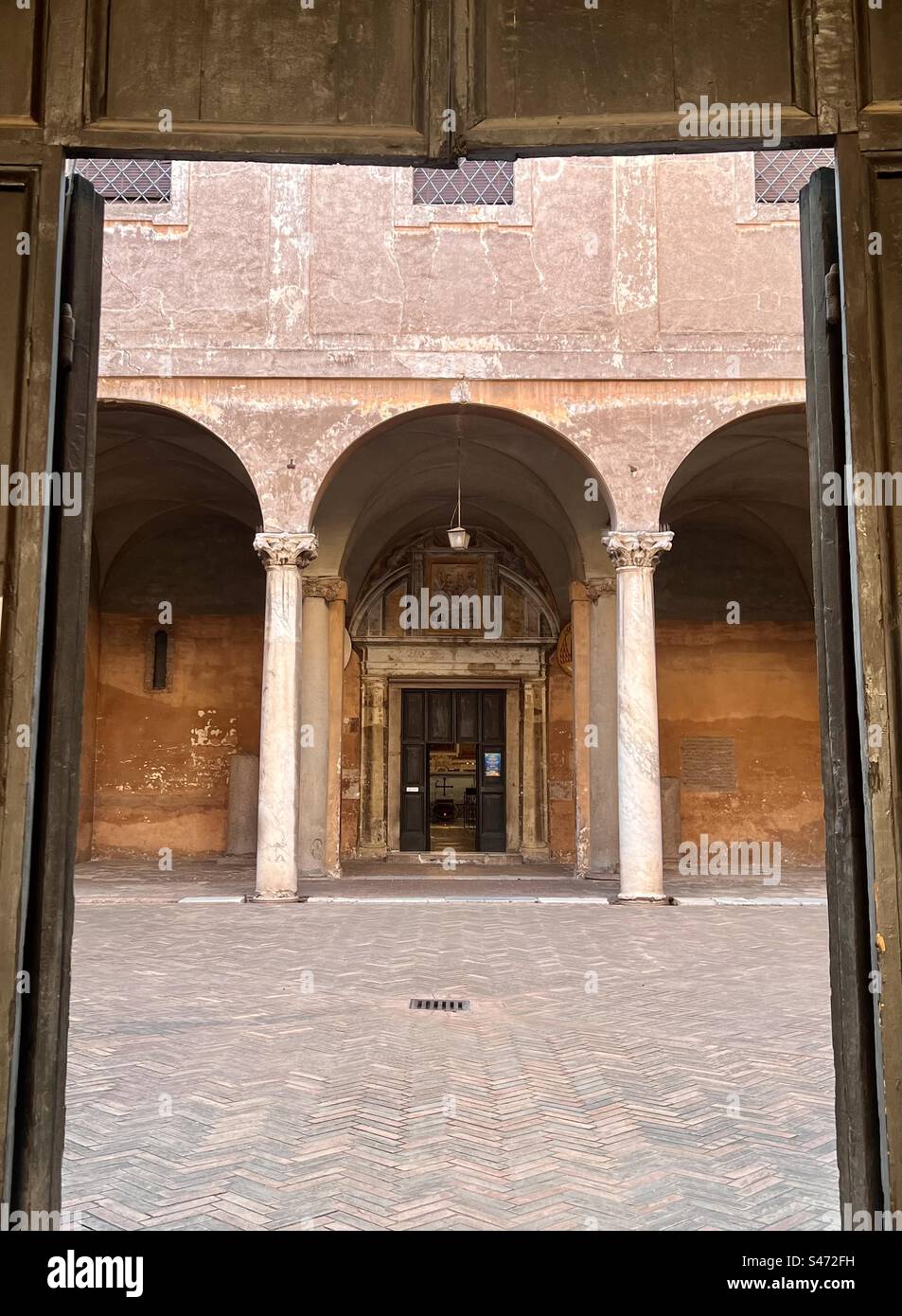 Basilica dei Santi Quattro Coronati, Rome, Italy Stock Photo Alamy