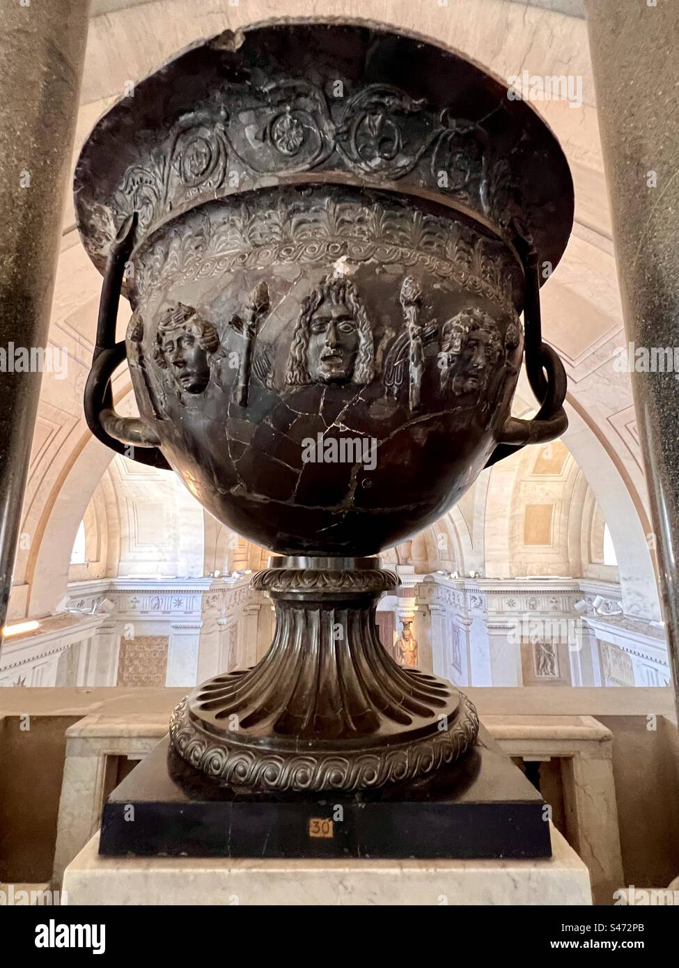 Urn in Vatican Museum - Smartphone Captured Stock Image