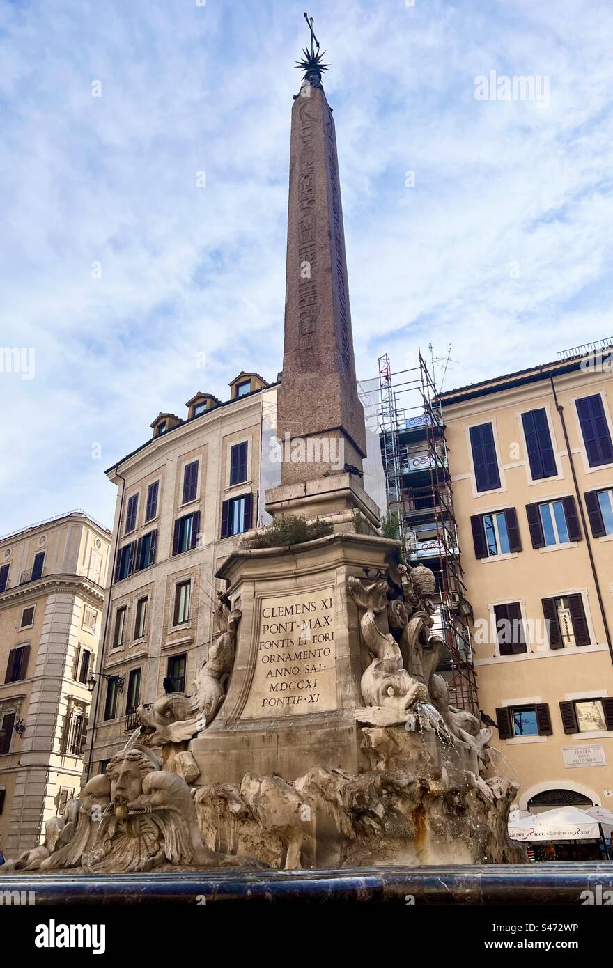 Obelisk Roma Obelisk In Rome Rome. Foro Italico De Obelisk Gewijd Aan Mussolini