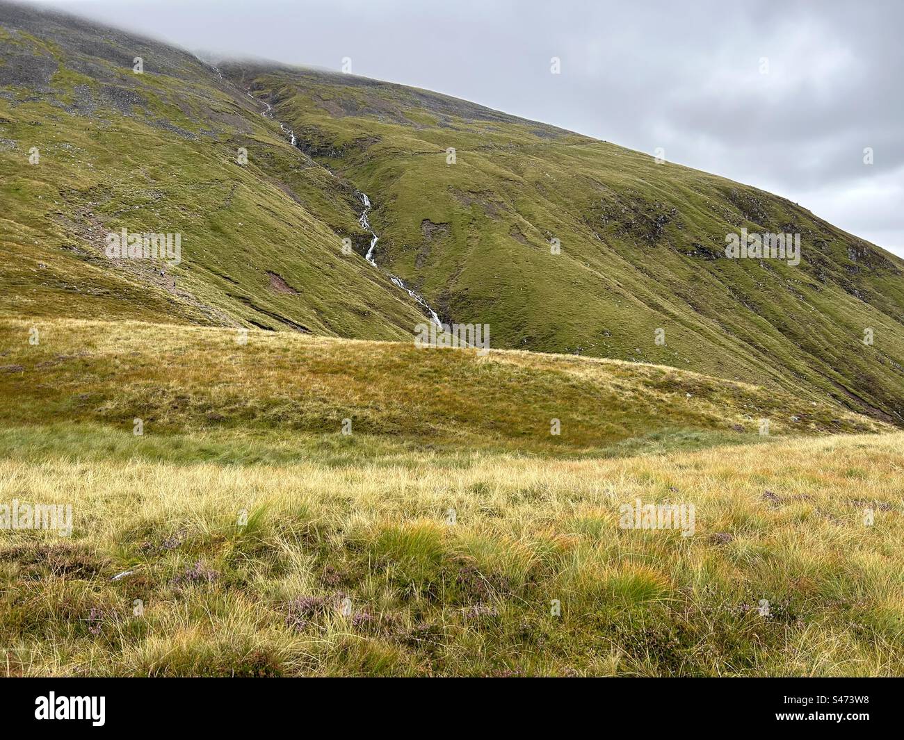 Ben Nevis, near Fort William, Scotland. Highest mountain in the UK. Tourist attraction in the scenic Scottish highlands. - Smartphone Captured Stock Image
