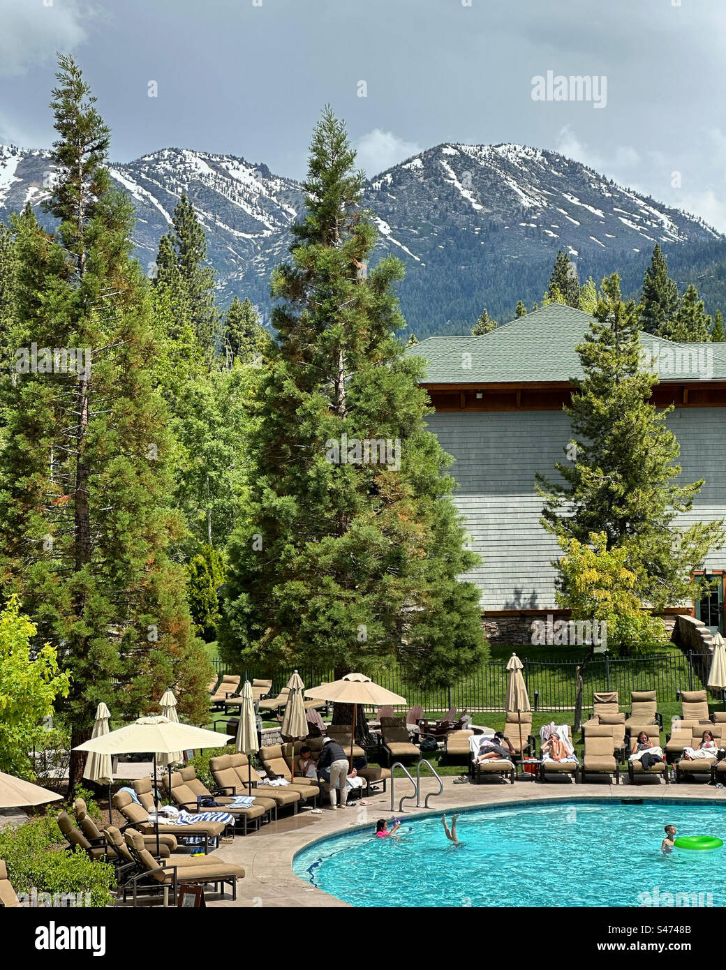 June, 2023, Hyatt Regency Lake Tahoe Resort Spa and Casino, Incline Village, Washoe County, Nevada, United States Stock Photo