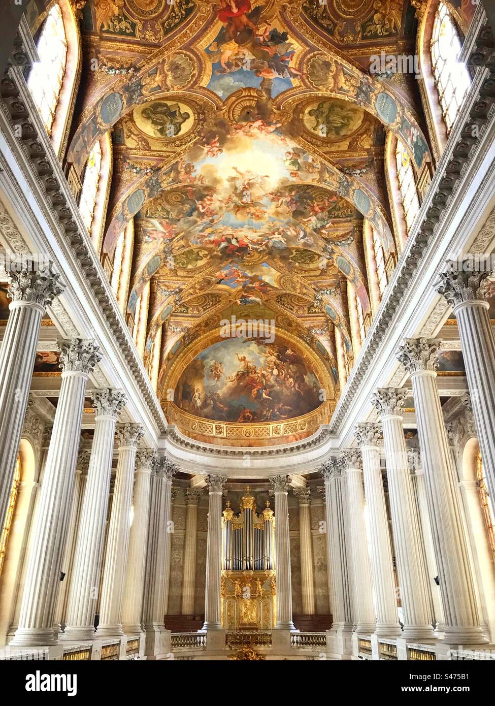 The chapel at the Palace of Versailles - Smartphone Captured Stock Image