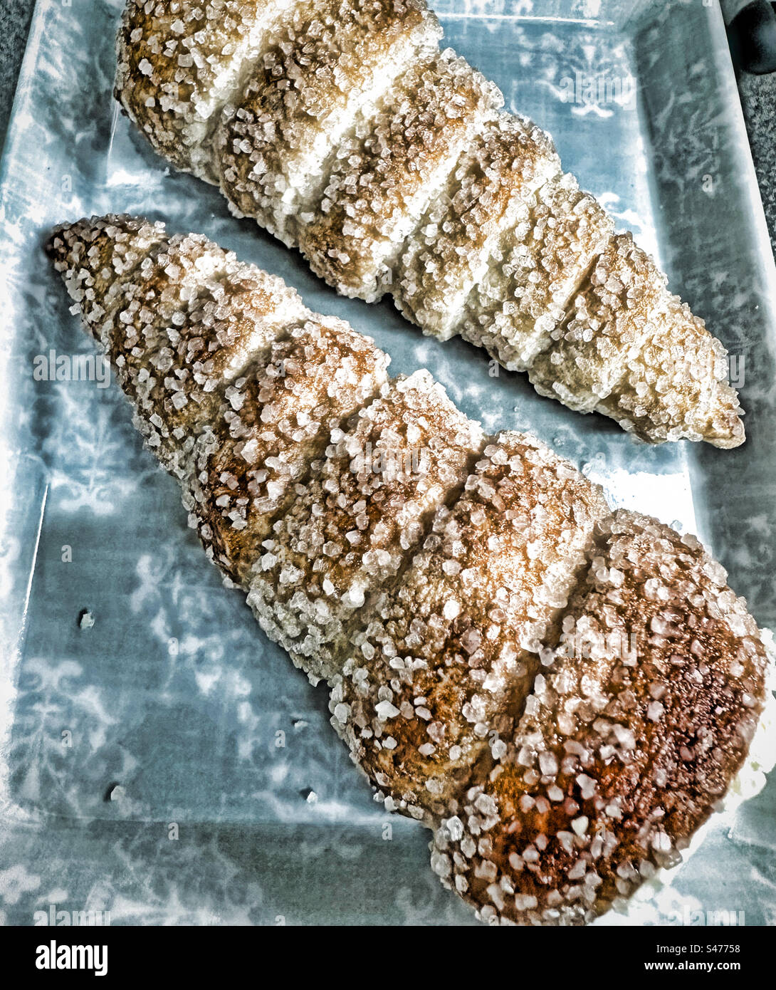 Sugary Cream Horn - Smartphone Captured Stock Image