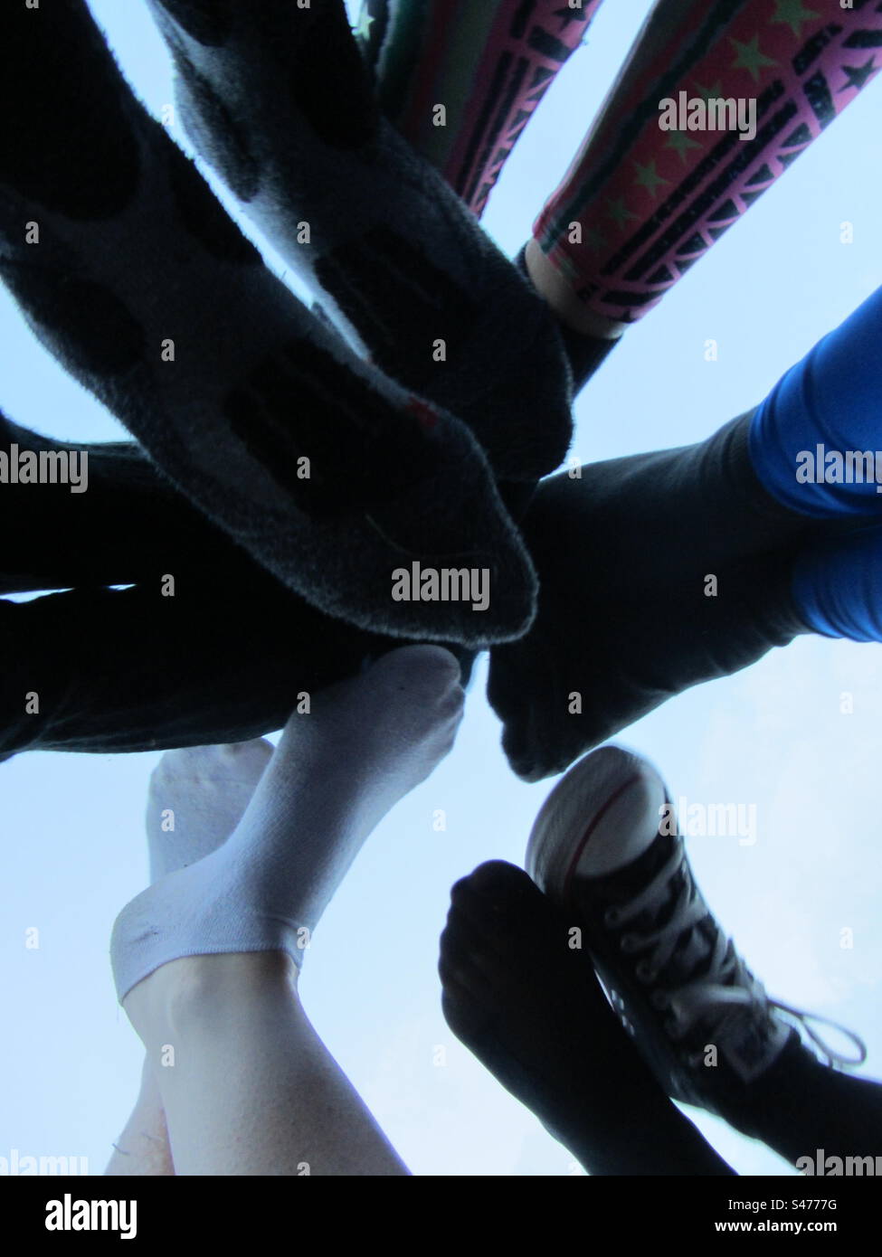 Friendship Circle - Smartphone Captured Stock Image