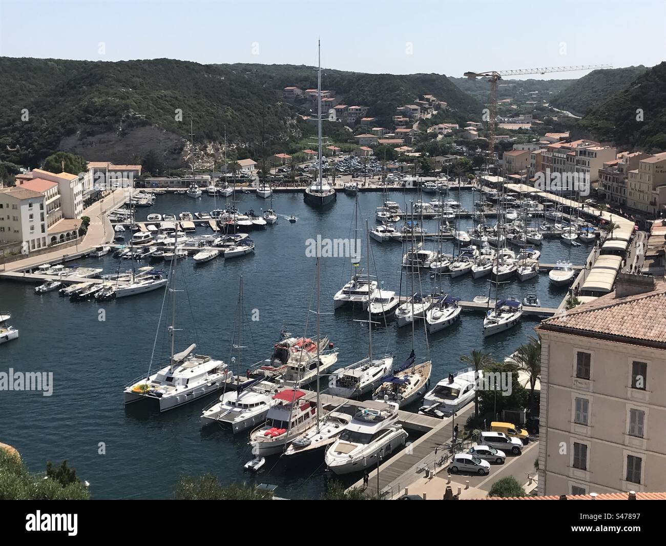Bonifacio Marina, Corsica - Smartphone Captured Stock Image