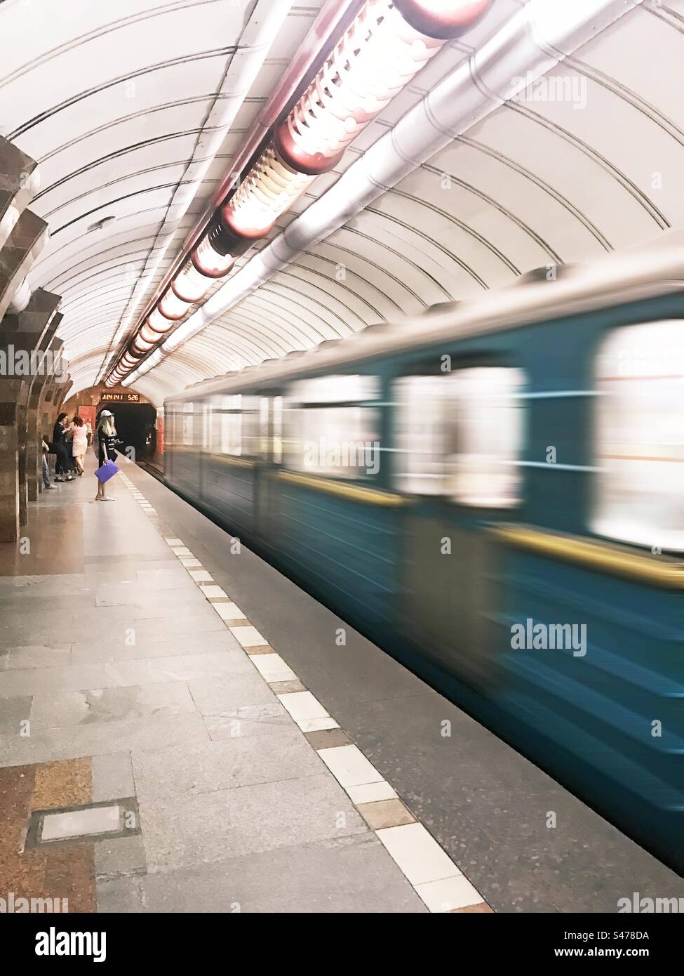 Subway train - Smartphone Captured Stock Image