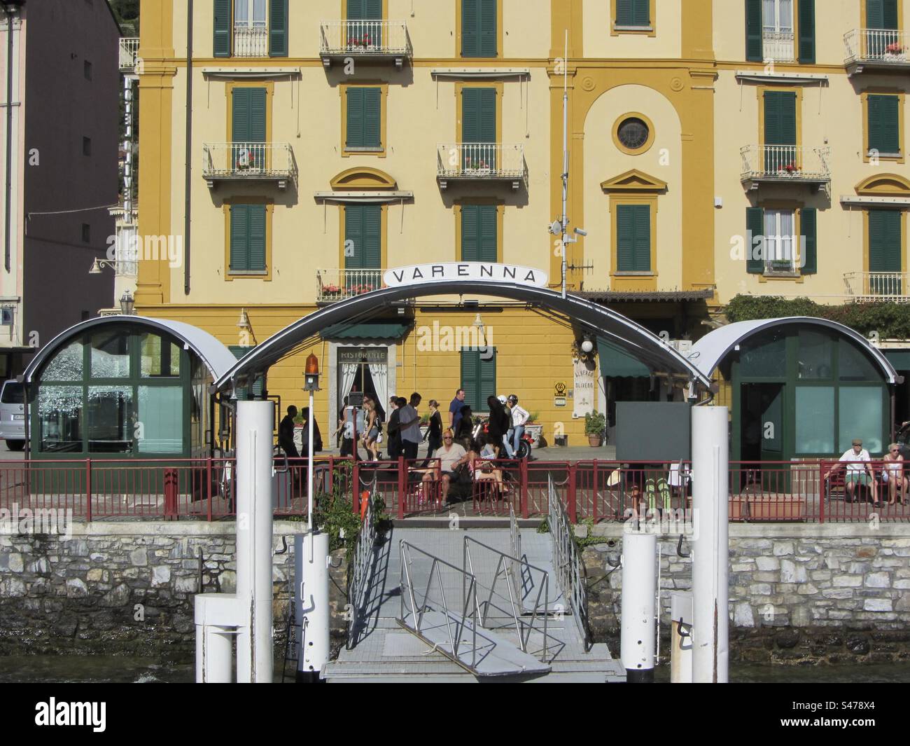 Varenna Ferry Dock, Lake Como, Italy Stock Photo Alamy