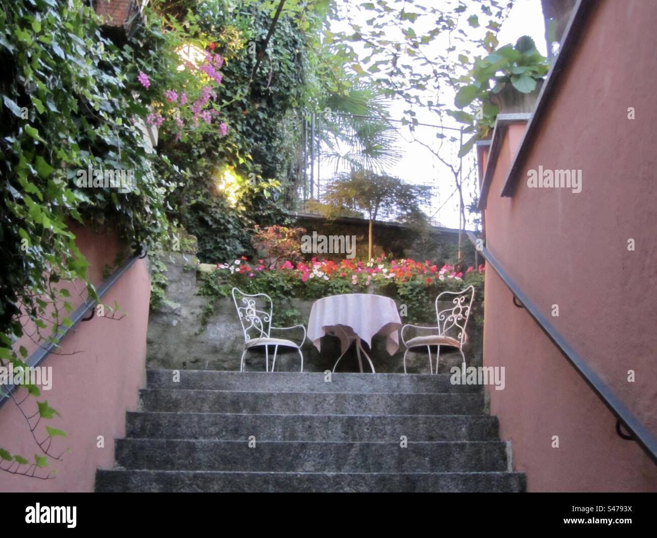 Private Dining - Smartphone Captured Stock Image