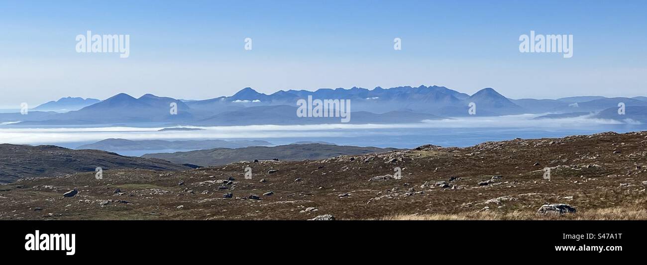 Viewpoint at Bealach na ba Stock Photo Alamy