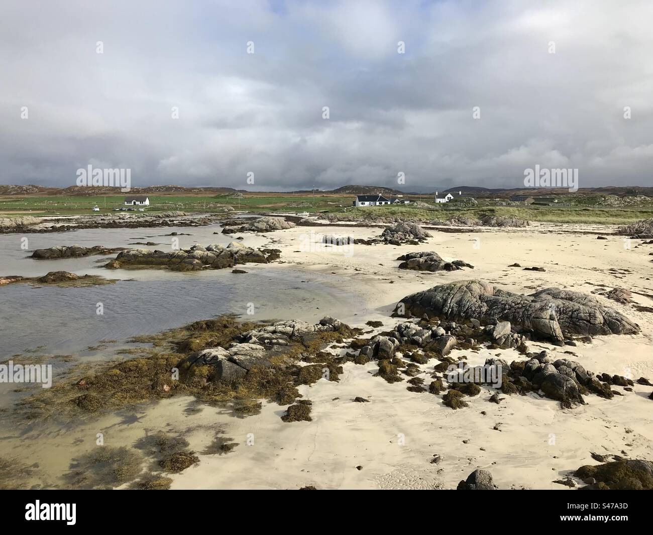 Fidden Beach, Isle of Mull, Scotland - Smartphone Captured Stock Image