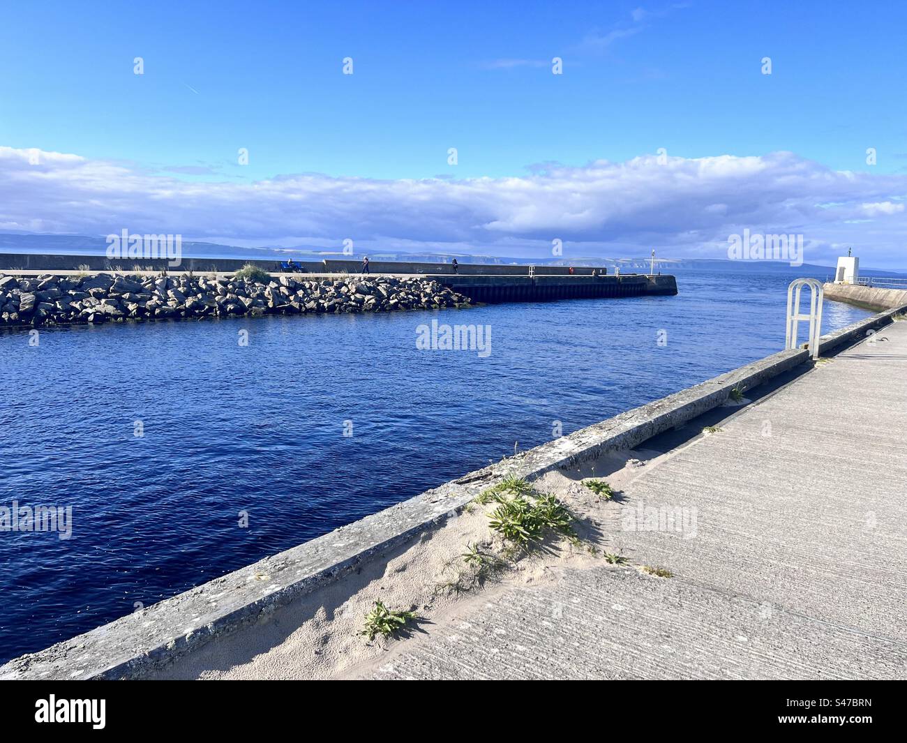 Harbour Entrance - Nairn - Smartphone Captured Stock Image